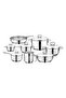 Diamond Plus Stainless Steel Cookware Set, 14 pcs - 2