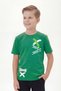 X Yazılı Printed Round Neck Short Sleeve Boys' T-Shirt - 2