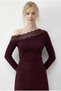 Women's Burgundy Lace Detailed Madonna Collar Blouse 1063 60286036 - 3