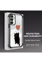 Samsung Galaxy A15 4G/5G Compatible Transparent Four-Corner Silicone Coated Glossy Edge Case - 3