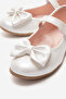 Children's Shoes with Bow Tie Si̇m - 3