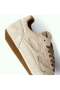 جلد أصلي حذاء رياضي منخفض الكاحل 455 BEIGE SUET (بيج سويد) - 4