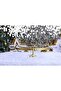 Pasabahce Luxury Metal Leg Gilded Cake Pastry Stand Presentation Holder