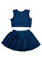 Lyrax Embossed Skort Crop Girls' Sports Set - 2
