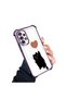 Samsung Galaxy A52/A52S Compatible Transparent Four Corner Silicone Coated Glossy Edge Case - 2