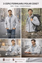 Men's Anti-Pilling No-Pilling Standard Fit Stand Collar Cold Proof Fleece - 2