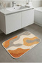 Multi-Purpose Shower Mat Non-Slip Foot Mat 60X100 Modern Patterned Soft Base - 5