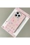 حافظة هاتف أنيقة متوافقة مع iPhone 14 Pro Max، حافظة هاتف منقوش، جلد، ذو ملمس بارز