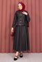 Gold Snap Fastener Tensel Denim Double Set Black - 3