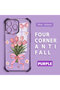 iPhone 14 Pro Max Compatible Transparent Four Corner Silicone Coated Glossy Edge Case