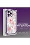 iPhone 15 Pro Compatible Transparent Four Corner Silicone Coated Glossy Edge Case - 4