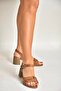 P555456303 Taba Genuine Leather Block Heel Pcs Women's Sandals - 4