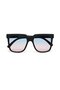 Roma Unisex Sunglasses Black / Lens: Blue/Pink Gradient