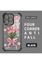 Realme C51 Compatible Transparent Four Corner Silicone Coated Glossy Edge Case