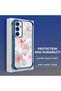 Samsung Galaxy S23 Fe Compatible Transparent Four-Corner Silicone Coated Glossy Edge Case - 3