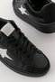 Women's Daily Black Sneakers Lace-Up Comfortable Sports Shoes - 3
