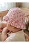 0-18 Months Flower Figured Baby Girl Fedora Hat