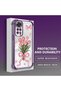 Redmi Note 11 Compatible Transparent Four Corner Silicone Coated Glossy Edge Case - 4