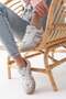 Women's daily white Sneakers lace-up comfortable sports shoes - 6