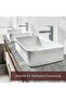® Granite Look Marble Effect Interior Film Vinyl Self Adhesive Peel-Stick Countertop, Deep Gray, - 3