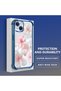 iPhone 13 Compatible Transparent Four Corner Silicone Coated Glossy Edge Case - 4