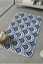 Multi-Purpose Shower Mat Non-Slip Foot Mat 60X100 Modern Patterned Soft Base - 2