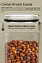 2-Piece Pure Square Storage Container - Transparent Mica Airtight Food and Grain Container with Sealed Lid 1000ml - 4