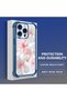 iPhone 16 Pro Compatible Transparent Four Corner Silicone Coated Glossy Edge Case - 3