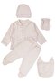 Unisex Beige 5-Piece Hospital Discharge Set