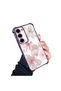 Samsung Galaxy S23 Compatible Transparent Four Corner Silicone Coated Glossy Edge Case - 2