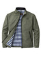 Green Men's Cotton Polyester Blended Bonded Fabric Water and Windproof Transitional & Summer Coat
