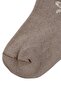 Girl's Brown Glittery Bow Socks - 2