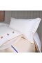 Ripple Cream Double 100% Cotton Duvet Cover Set - 4