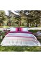 Eva Blake Pink Double 100% Cotton Duvet Cover Set and Piqué Set