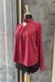 Stylish Blouse Shirt with Gold Brooch Detail - 3
