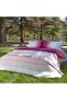 Eva Blake Pink Double 100% Cotton Duvet Cover Set and Piqué Set - 2