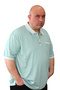 Men's Plus Size Polo Neck T-Shirt with Embroidery Detail - 3