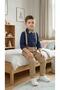 Solid Color Boy's Suit / Slopet with Suspenders and Bow Tie/ Shirt Pants /Boy's Suit - 3