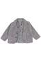 Baby Boy Gray Plaid Shirts and Striped Jackets 3-Piece Luxury Set - 4