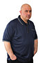 Men's Plus Size Polo Neck T-Shirt with Embroidery Detail - 3