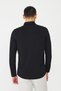 Black Men's Shirt Long Sleeve Stylish Shirt - 4