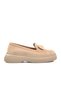 Beige Suede Polyurethane Women's Flat Casual Casual Shoes