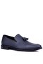 - Genuine Leather Matte Black Men's Classic Shoes - 900-4702 - 2