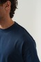 تي شيرت رجالي 100% قطن Oversize Basic ذو ياقة دائرية - 7