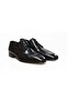 Black Color Lace-Up Genuine Leather Men's Shoes
