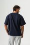 Men's 100% Cotton Oversized Fit Crew Neck Basic T-Shirt - 5