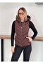 Hooded Thermal Puffer Vest- Zra Range Rover Mom Kontrast Vest
