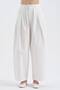 Women's Pleated Detailed 100% Cotton Design Balloon Fit Trousers