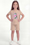 Girl's Printed Shorts Set B14