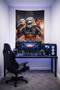 F1 Racing Racer Wall Covering– Quality Fabric, Gamer Room Decor Tapestry Wall Rug Si - 2